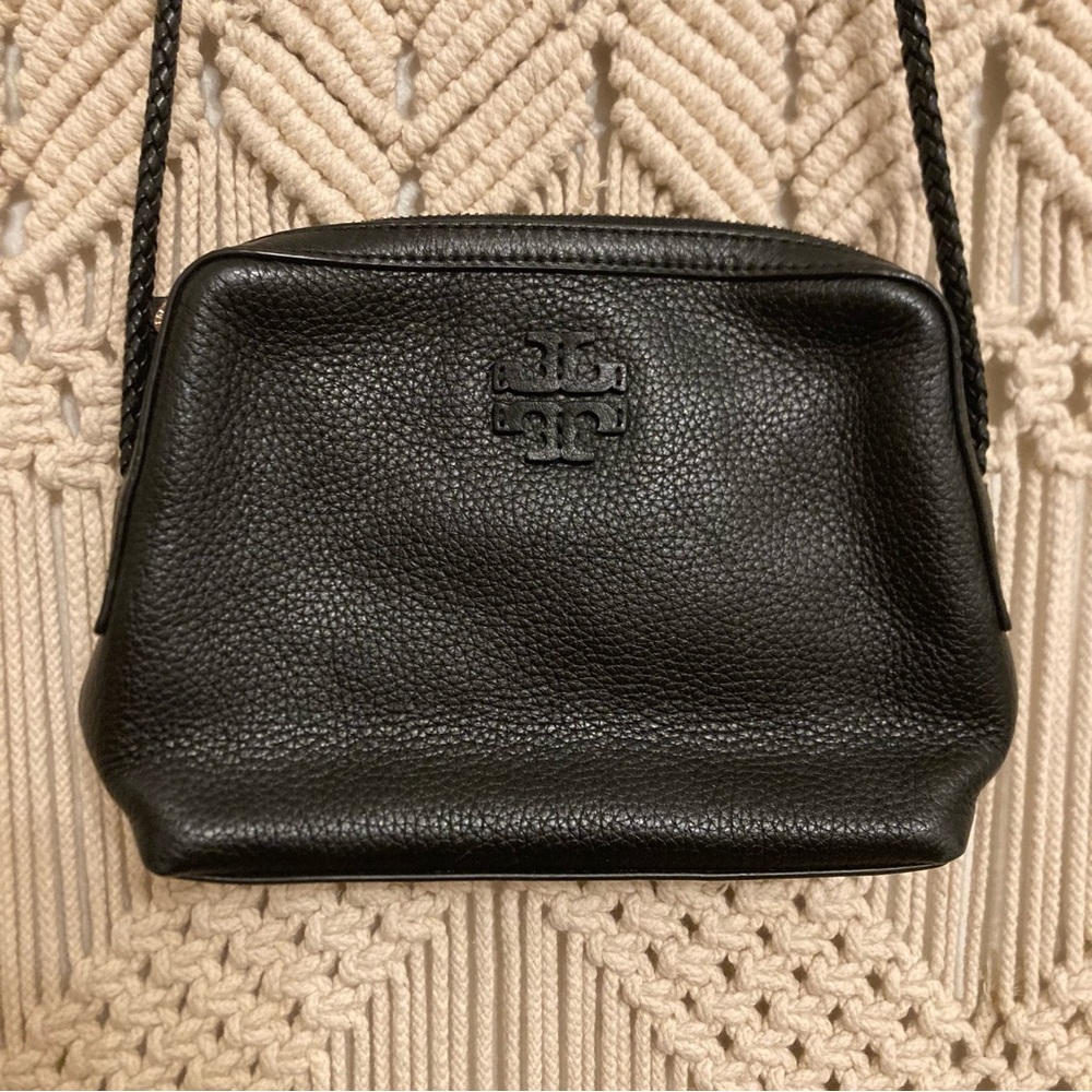Tory Burch Pebbled Leather Camera Bag